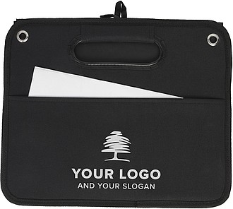 Foldable car organizer. Black