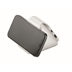 Foldable charging station, white