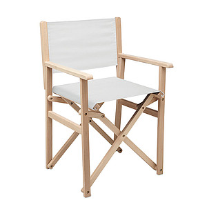 Foldable directors beach/camping wooden chair
