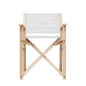 Foldable directors beach/camping wooden chair