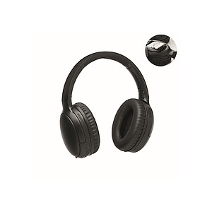 Foldable headphones in pouch