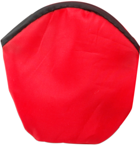 Foldable nylon frisbeeRed