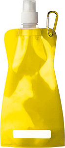Foldable plastic water bottle Orange