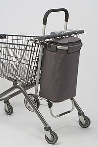 Foldable shopping trolley