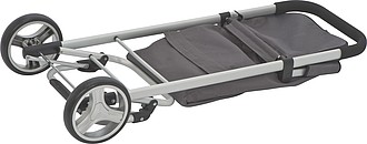 Foldable shopping trolley