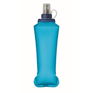 Foldable water bottle 500ml, royal blue
