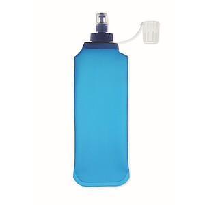 Foldable water bottle 500ml, royal blue