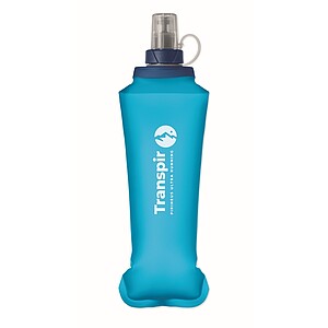 Foldable water bottle 500ml, royal blue