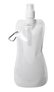 Foldable water bottle, white
