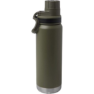 Fortis 700 ml RCS recycled stainless steel copper vacuum insulated water bottle (carbonated safe), forest green