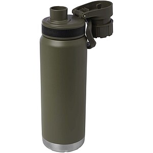 Fortis 700 ml RCS recycled stainless steel copper vacuum insulated water bottle (carbonated safe), forest green