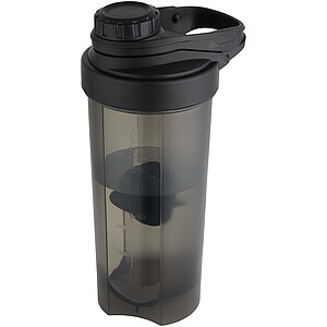 Forza 700 ml sport bottle with shaker ball, black