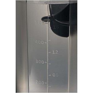 Forza 700 ml sport bottle with shaker ball, black