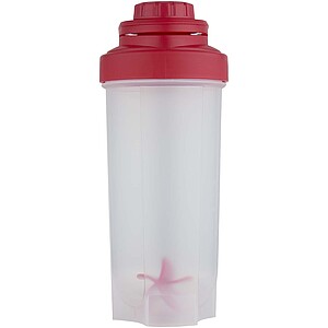 Forza 700 ml sport bottle with shaker ball, red