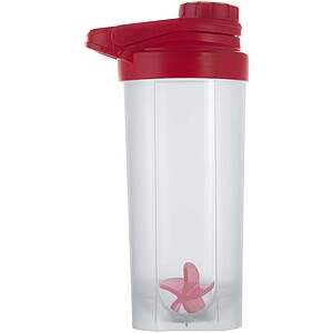 Forza 700 ml sport bottle with shaker ball, red