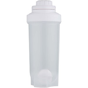Forza 700 ml sport bottle with shaker ball, transparent clear