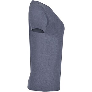 Fox short sleeve womens t-shirt, heather denim blue