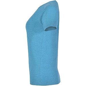 Fox short sleeve womens t-shirt, heather turquoise