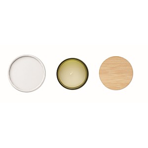 Fragranced plant based wax candle