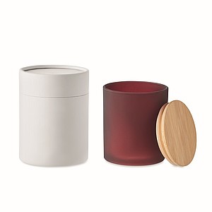 Fragranced plant based wax candle