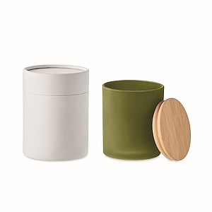 Fragranced plant based wax candle