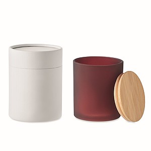 Fragranced plant based wax candle