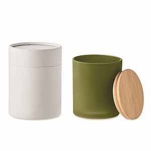 Fragranced plant based wax candle