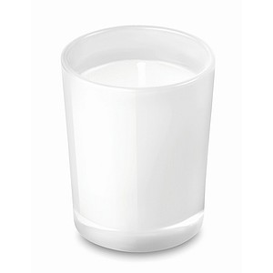 Fragranced small candle, white