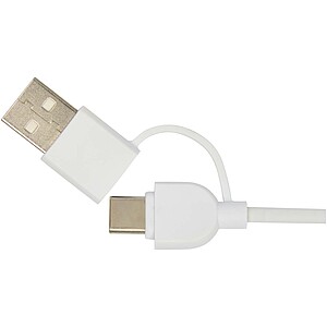 Freal 15W recycled plastic wireless charging pad, white