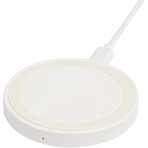 Freal 15W recycled plastic wireless charging pad, white