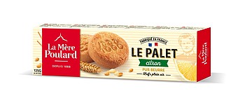 French cookies La Mére Poulard Tradition Lemon French shortbread, paper 125 g