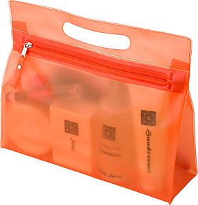 Frosted toilet bag.Neutral