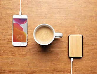 FSC® and RCS recycled plastic 5.000 mAh Powerbank