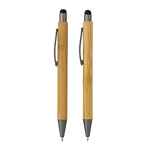 FSC® bamboo modern pen set in box