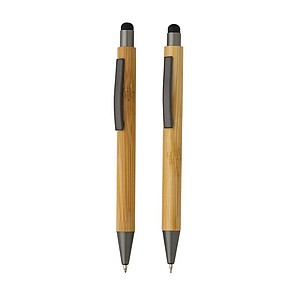 FSC® bamboo modern pen set in box