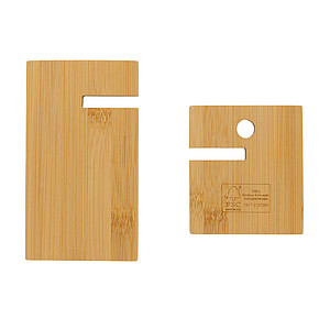 FSC® bamboo phone stand in FSC® kraft box
