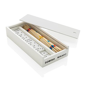 FSC® Deluxe mikado/domino in wooden box