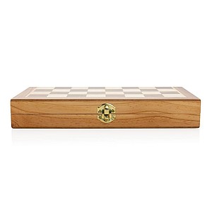 FSC® Luxury wooden foldable chess set