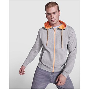 Fuji unisex sweat jacket, heather grey