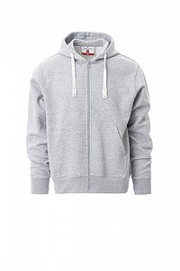 Full-zip hoodie, PORTLAND MELANGE, melange grey, L