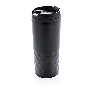 Geometric mug, black