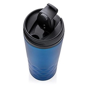 Geometric mug, blue