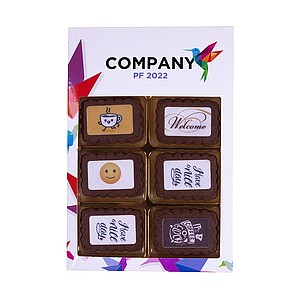 Gift advertising gingerbread with the possibility of individual printing