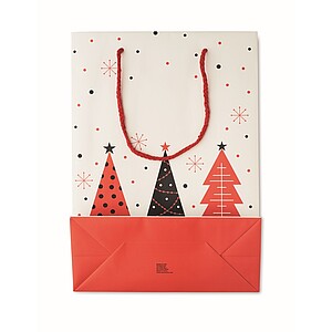 Gift paper bag large, white
