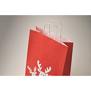 Gift paper bag small, red