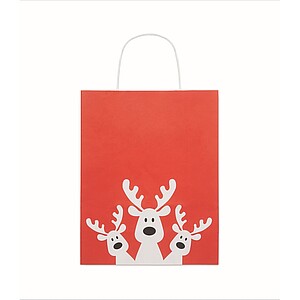 Gift paper bag small, red