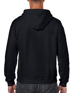 GILDAN HEAVY BLEND ADULT FULL ZIP HOODED 271gr, black, M