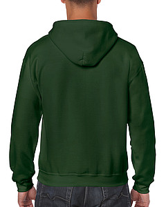 GILDAN HEAVY BLEND ADULT FULL ZIP HOODED 271gr, forest green, M