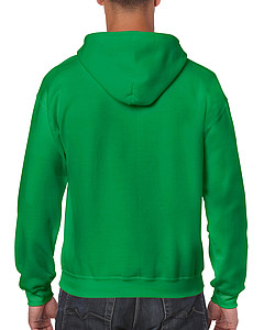 GILDAN HEAVY BLEND ADULT FULL ZIP HOODED 271gr, irish green, S