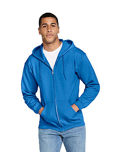 GILDAN HEAVY BLEND ADULT FULL ZIP HOODED 271gr, royal, S